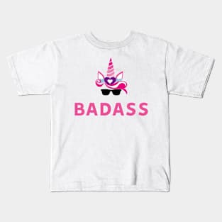 Badass Unicorn Kids T-Shirt